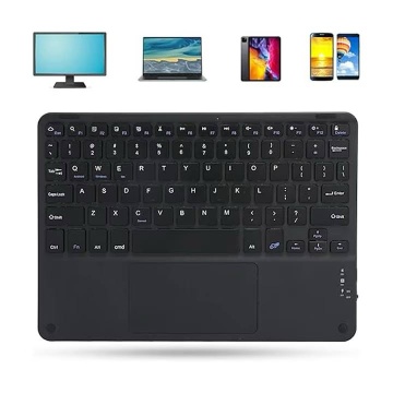 Tastatura Wireless Selani pentru Telefoane și Tablete, Dimensiune 24 x 17 cm Ultra-subtire, Fara fir, Negru - Img 2