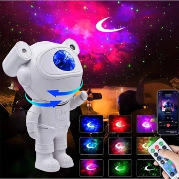 Proiector de noapte pentru copii Astronaut , Alb - Img 3