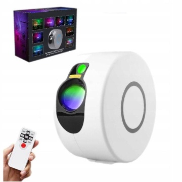 Proiector led de stele 3D, Aurora, Telecomanda, Alimentare prin cablu, Multicolor - Img 1