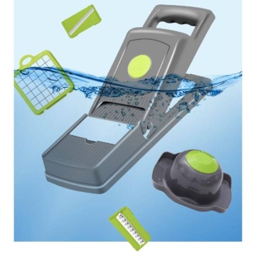 Razatoare multifunctionala 12 in 1 pentru multiple alimente, Negru / Verde - Img 7