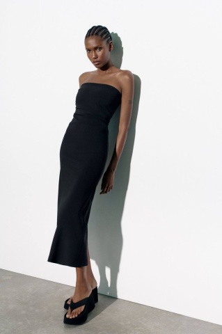 Rochie midi mulata Chloe, Negru - Img 2