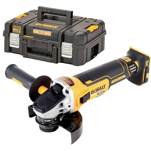 Polizor unghiular DeWALT compatibil cu acumulatori 18V Li-Ion XR FLEXVOLT, 125mm, 9000rpm, SOLO, tip DCG409NT-XJ