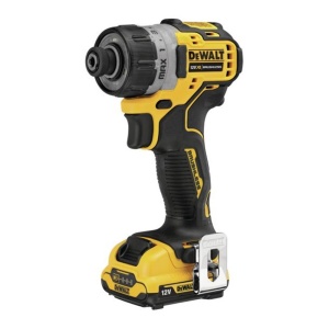 Masina de insurubat subcompacta, cu 2 acumulatori 12V 2Ah, 1/4", tip DCF601D2-QW