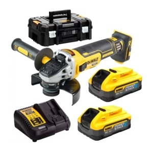 Polizor unghiular DeWALT, 125mm, 2x54V, 6.0Ah, 9000rpm, incarcator, cutie T-STAK, tip DCG418T2-QW