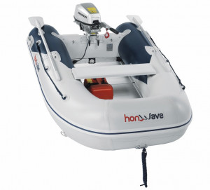 Barcă pneumatică cu podina din aluminiu Honda Honwave T25-AE3, 2.5 metri