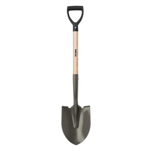 Lopata cu varf ascutit PRETUL, cu coada din lemn si maner D, L 100 cm