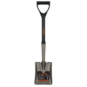 Lopata patrata drumetie, cu coada din fibra de sticla si maner d, l 72 cm Truper