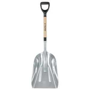 Lopata lata aluminiu, cu coada scurta din lemn si maner d, l 114 cm Truper