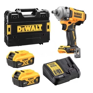 Masina de gaurit/insurubat DeWalt cu impact si acumulatori 18V Li-Ion 2x 5.0 Ah Powerstack Compact, 812 Nm, 1/2", tip DCF892P2T-QW
