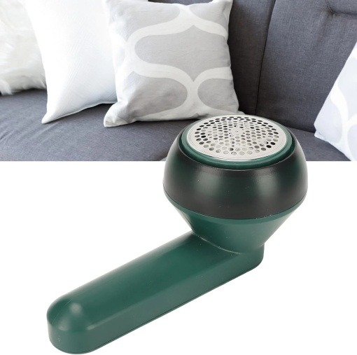Aparat electric pentru îndepărtarea scamelor Razo Sensitive Care 3, încărcare USB , Verde/Alb +periuța de curățare - Img 6