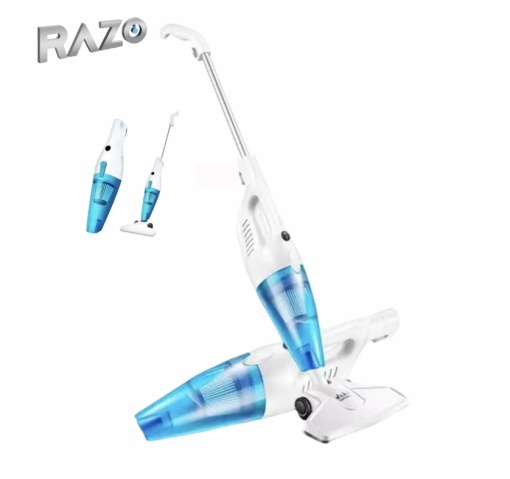 Aspirator vertical portabil 2 in 1 Razo, Portabil, 600W , Filtru Hepa , 4m cablu, Design Ergonomic , Alb