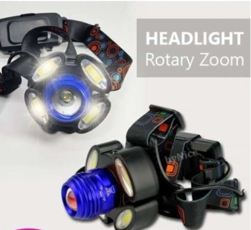 Lanternă de cap cu 5 LED-uri - Img 2