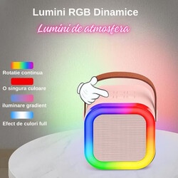 Sistem Mini Karaoke Razo cu boxa portabilă și - Img 6