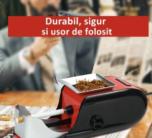 Aparat Electric Profesional de Făcut Tigari, Injector de Tutun, Design Ergonomic, Accesorii Incluse, Compact - Img 4