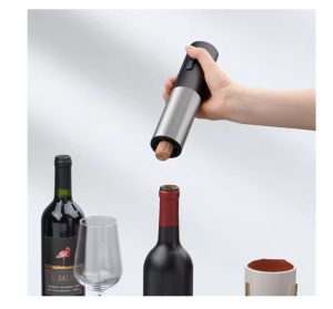 Set Premium Tirbușon Electric Reîncărcabil 4-in-1 pentru Sticle de Vin - Img 2