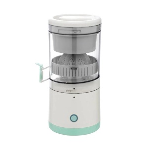Storcator Electric Portabil pentru fructe si legume Razo JuicePro Go, incarcare USB, 45 W, Alb-Turcoaz - Img 3