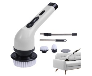 Perie electrica de Curatat Rotativa 9 in 1 Razo , Cu brat reglabil , Capete de Perie Inlocuibile , Ideala pentru Dus, Baie , Podea , Bucatarie, 25W, USB Type C - Img 3