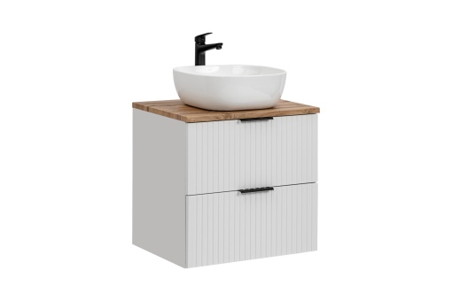 Set mobilier de 60 cm cu blat si lavoar blat Smile