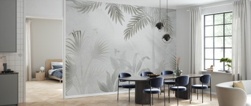 Tapet Foggy Jungle, Bleached, Photowall