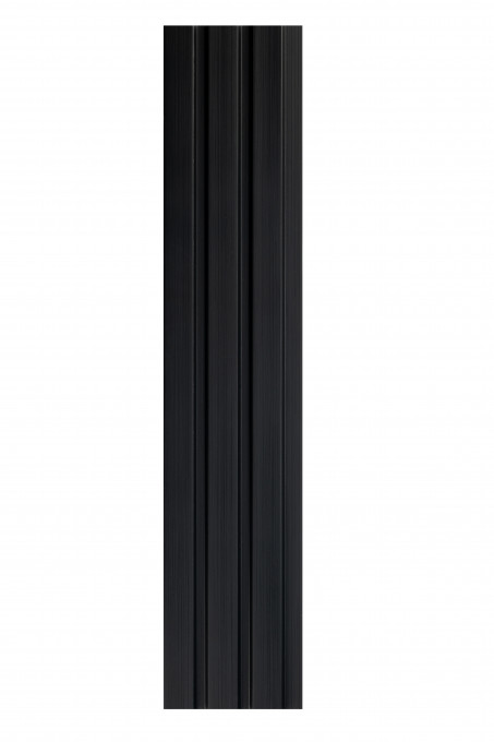 Profil dreapta pentru panou riflat 3D Olmo, Negru, 270x2.6cm, Lamelio