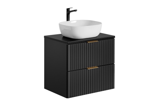Set de mobilier de 60 cm cu lavoar pe blat