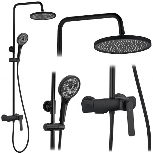 Set dus REA REBEL BLACK MATT