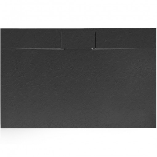 Cadita de dus Bazalt long negru 90x120