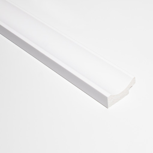 Profil dreapta pentru panou riflat 3D Onda, Alb, 270x3.2cm, Lamelio