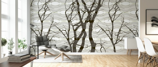Tapet Ripple, Brown, Photowall