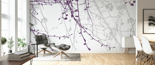 Tapet Spring Beech, Midnight, Photowall