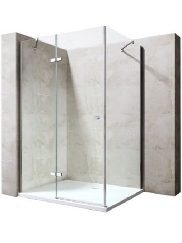 Cabina de dus cu deschidere KARLO Cromat 6 mm dimensiuni la alegere