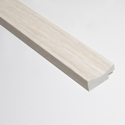 Profil dreapta pentru panou riflat 3D Onda, Stejar Alb, 270x3.2cm, Lamelio