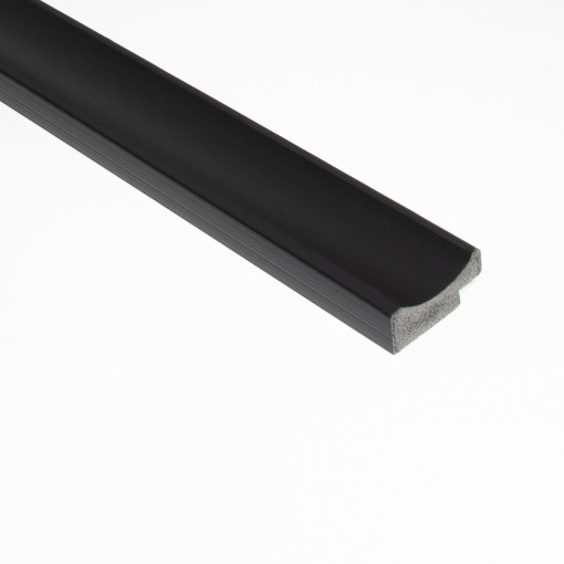 Profil dreapta pentru panou riflat 3D Onda, Negru, 270x3.2cm, Lamelio