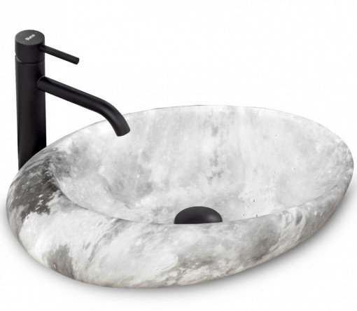 Lavoar pentru blat Rea Roxy C Stone L.GREY