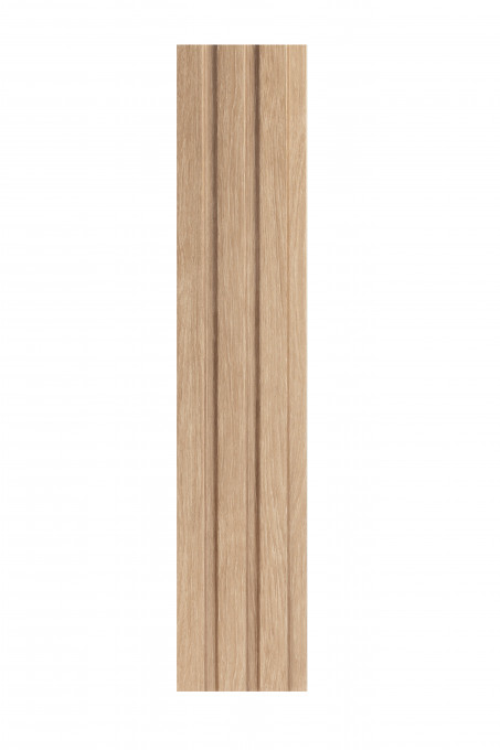 Profil dreapta pentru panou riflat 3D Olmo, Oak Gold II, 270x2.6cm, Lamelio