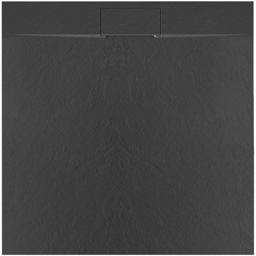 Cadita de dus Bazalt negru 90x90