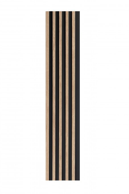 Profil dreapta pentru panou riflat 3D Asti, Oak Gold, 270x3.5cm, Lamelio