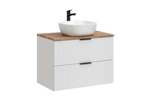 Set mobilier 80cm cu blat si lavoar blat Smile