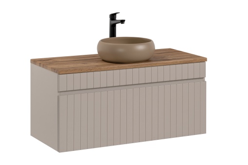 Set mobilier de 100 cm cu blat si lavoar blat Wiki