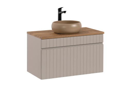 Set mobilier de 80 cm cu blat si lavoar blat Wiki