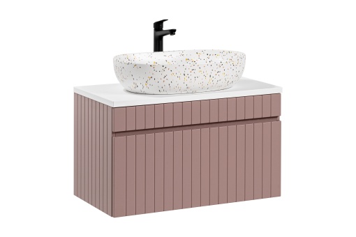 Set mobilier 80cm cu chiuveta pe blat