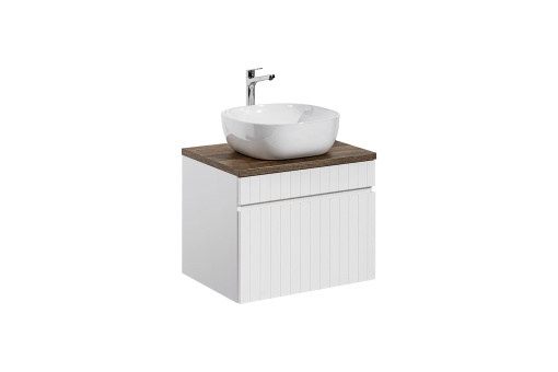 Set mobilier de 60 cm cu blat si lavoar blat Smile