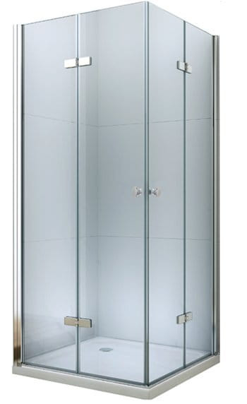 Cabina de dus rectangulara B19 (DUO) ,Dimensiuni La Alegere, Usi Pliabile, Sticla Securizata 6 mm, Inaltime 195 cm