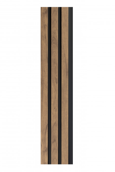 Profil dreapta pentru panou riflat 3D Olmo, Oak Craft, 270x2.6cm, Lamelio
