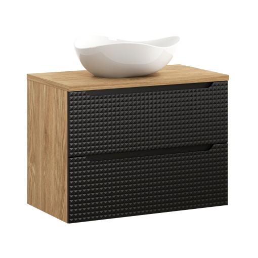Set mobilier de 80 cm cu blat si lavoar de blat Cloud