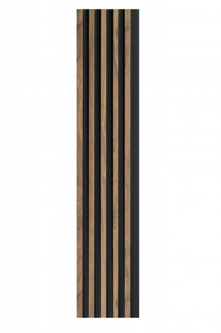 Profil dreapta pentru panou riflat 3D Asti, Oak Craft, 270x3.5cm, Lamelio