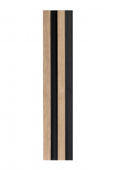Profil dreapta pentru panou riflat 3D Vasco, Oak Gold, 270x3.1cm, Lamelio