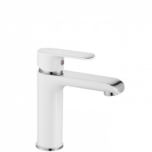 Baterie pentru baie REA Bloom White Chrom Low - Img 1