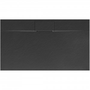 Cadita de dus Bazalt long negru 80x120 - Img 1