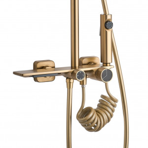 Coloana de dus REA HELIX Brush Gold - Img 4